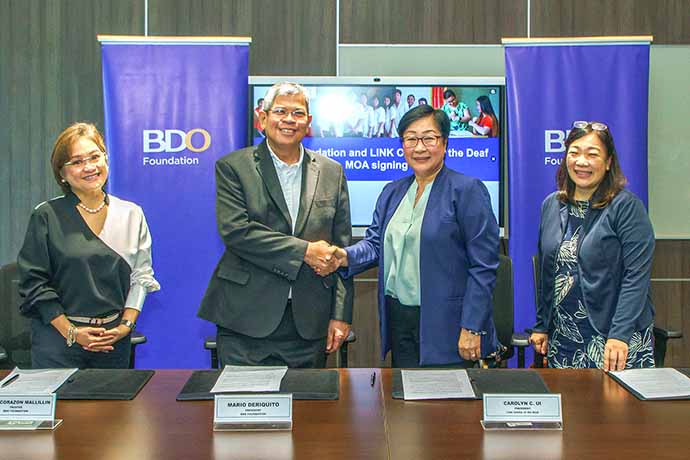 BDO Foundation and LINK join forces to support MSMEs