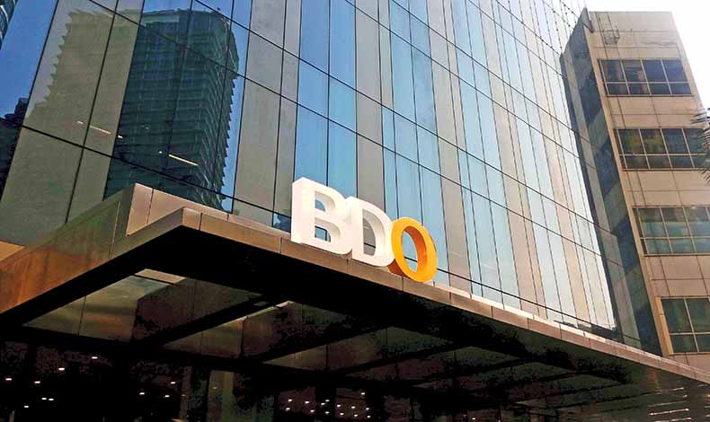 BDO logo outside building