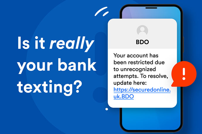 Banking public warned against prevalence of text or SMS hijacking scam